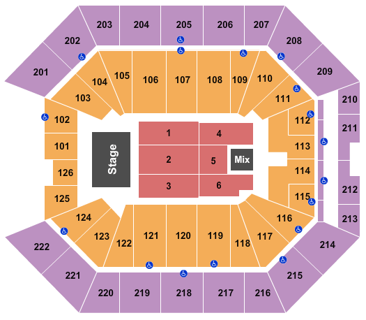 Golden 1 Center Ana Gabriel Seating Chart